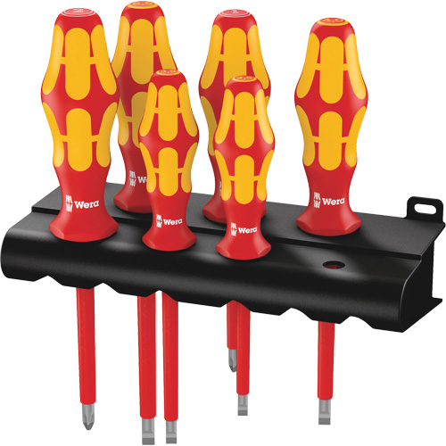 Wera Tools 05006145001 Insulated Screwdriver Set, 1000 V, 6 Pcs
