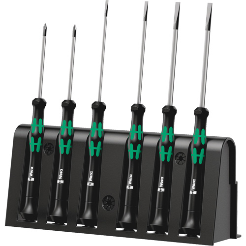 Wera Tools 5118150001 Jeu de tournevis s&eacute;rie Micro avec support, 6 mcx
