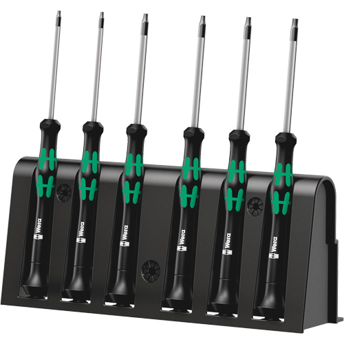 Wera Tools 05118154001 Jeu de tournevis de pr&eacute;cision, 6 mcx