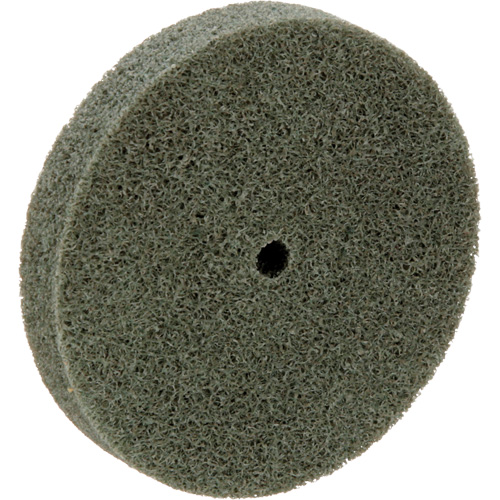 3M STA-852140 Meule homog&egrave;ne &agrave; faible densit&eacute; de s&eacute;rie 500 Standard Abrasives, 3" x 1/2", Arbre de 1/4", Grain de Moyen, Oxyde d'aluminium