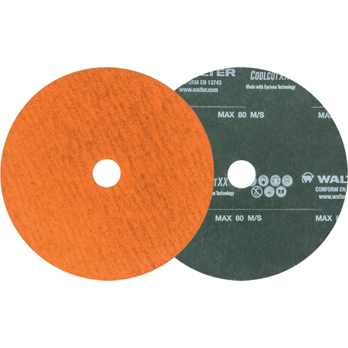 Walter Surface Technologies 15X503 Fibre Discs - Coolcut XX, Ceramic, 36, 5" Dia x 7/8" Arbor