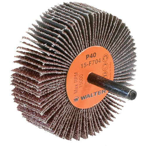 Walter Technologies Pour Surface 15F704 Roue &agrave; lamelles COOLCUT, Oxyde d'aluminium, Grain 40, 3" x 1" x 1/4"
