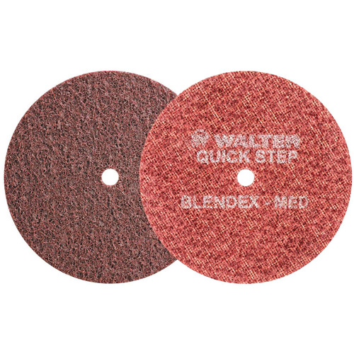 Walter Surface Technologies 07R503 QUICK-STEP BLENDEX Surface Conditioning Disc, 5" Dia., Medium Grit, Aluminum Oxide