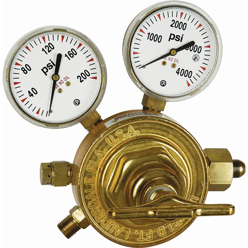  VX699 Heavy-Duty Single Stage Regulator, Oxygen, CGA540 Inlet