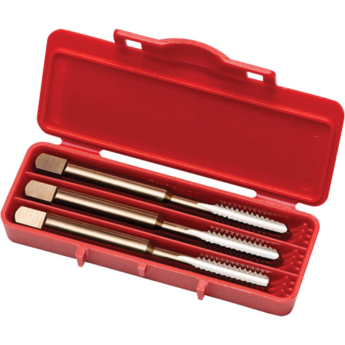 Dormer 5974271 General Purpose Hand Tap Set, High Speed Steel, 3/8"-16 Thread