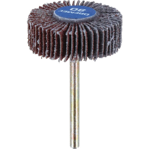 Dremel 502 M&egrave;che de ponçage &agrave; roue &agrave; lamelles 3/8" - grain 80
