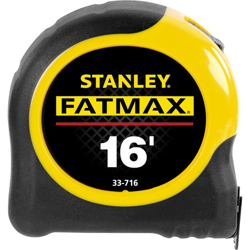 Stanley Tools 33-716THR FatMax&reg; Measuring Tape, 1-1/4" x 16', 1/16" Graduations
