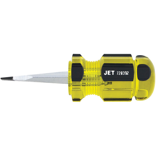 JET 720392 Slot Jumbo Handle Screwdriver, 1-1/2", Plastic Handle