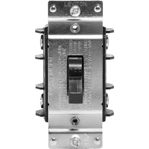 Leviton MS402-DS Single Phase Double Pole Disconnect Switch