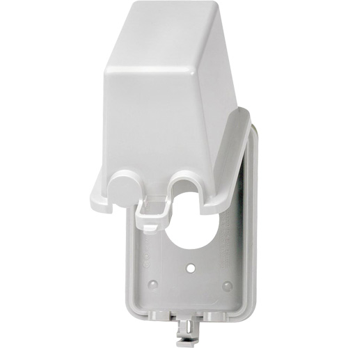 Leviton 5978-DGY Couvercle de prise simple extra profond r&eacute;sistant aux intemp&eacute;ries