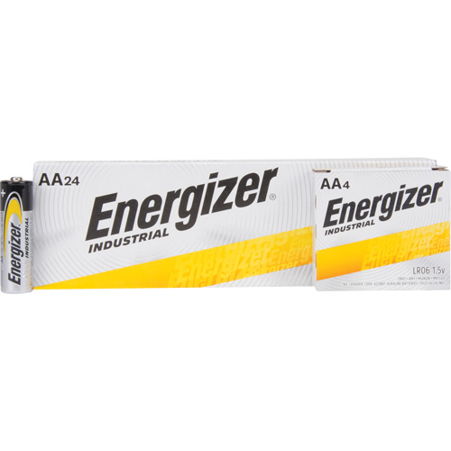 Energizer EN91 Alkaline Industrial Batteries, AA, 1.5 V