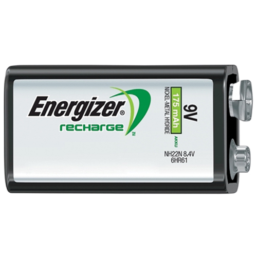 Energizer NH22NBP Rechargeable NiMH Batteries, 9 V