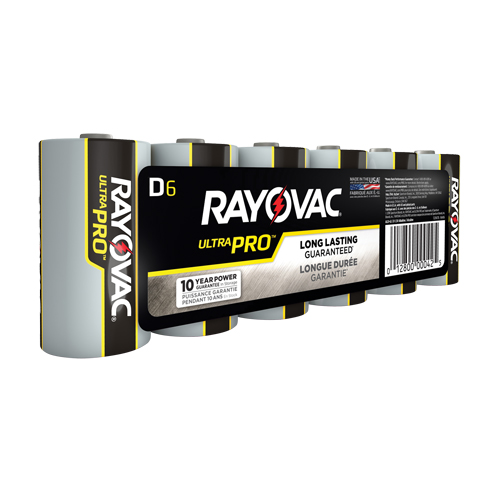 Rayovac ALD-6 Piles industrielles Ultra PRO, D, 1,5 V