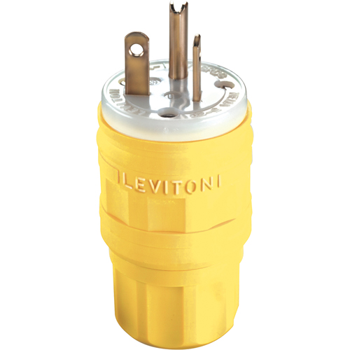 Leviton 14W33 Pris &agrave; lames droites &eacute;tanche Wetguard, Plastique, 20 A, 125 V