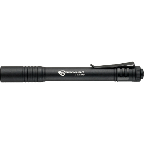 Streamlight 66118 Lampe stylo Stylus Pro, DEL, 100 lumens, Corps en Aluminium, piles AAA, Compris