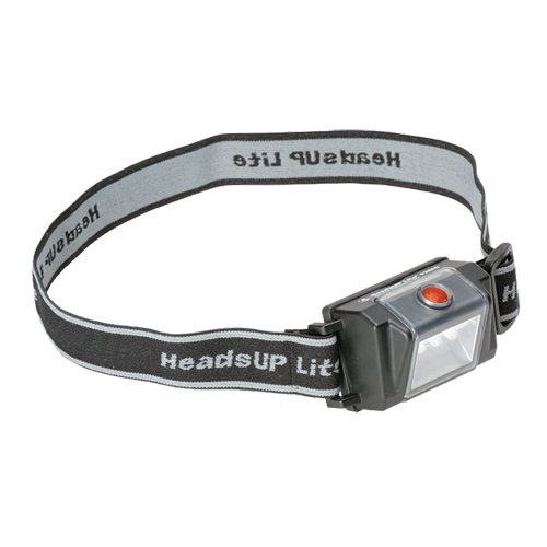 Pelican 2610-033-110 HeadsUp Lite 2610 Headlamp, LED, 30 Lumens, 19 Hrs. Run Time, AAA Batteries