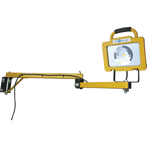 Lind Equipment L41LED Heavy-Duty Dock Light, 40" Arm, 38 W, LED Lamp, Metal
