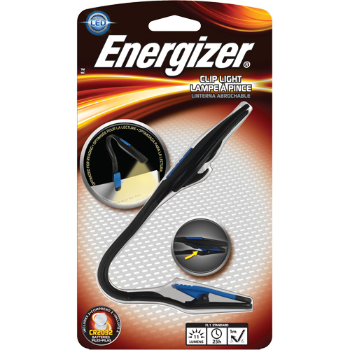 Energizer FNL2BU1CS Lampe &agrave; pince, DEL, 11 lumens, Piles CR2032