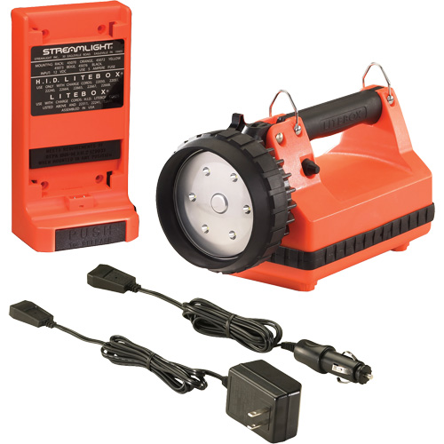 Streamlight 45807 E-Flood&reg; LiteBox&reg; Lantern with Power Failure System, LED, 615 Lumens, 8 Hrs. Run Time, Rechargeable Batteries, Included