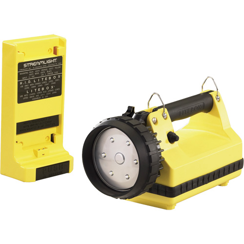 Streamlight 45825 E-Flood&reg; LiteBox&reg; Lantern with Vehicle Mount System, LED, 615 Lumens, 8 Hrs. Run Time, Rechargeable Batteries, Included