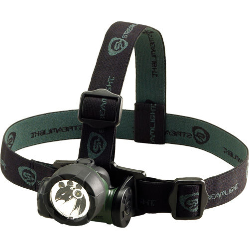 Streamlight 61051 Green Trident&reg; Headlamp, LED, 80 Lumens, 5 Hrs. Run Time, AAA Batteries