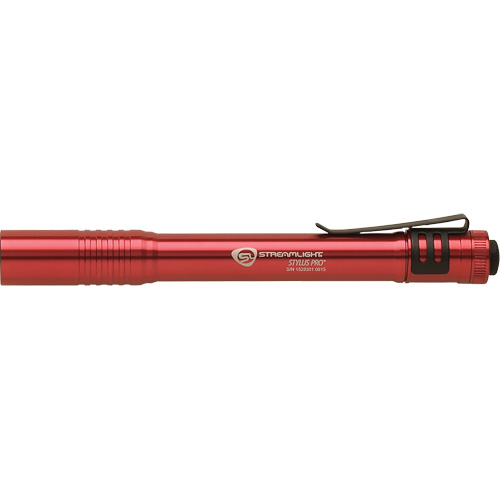 Streamlight 66120 Lampe stylo Stylus Pro, DEL, 100 lumens, Corps en Aluminium, piles AAA, Compris
