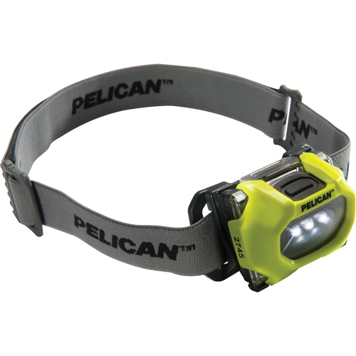 Pelican 027450-0103-245 2745 Headlamp, LED, 33 Lumens, 20 Hrs. Run Time, AAA Batteries
