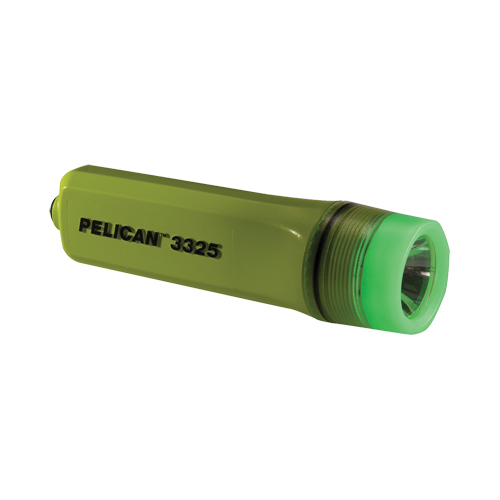 Pelican 033250-0102-245 3325 Flashlight, LED, 162 Lumens, AA Batteries