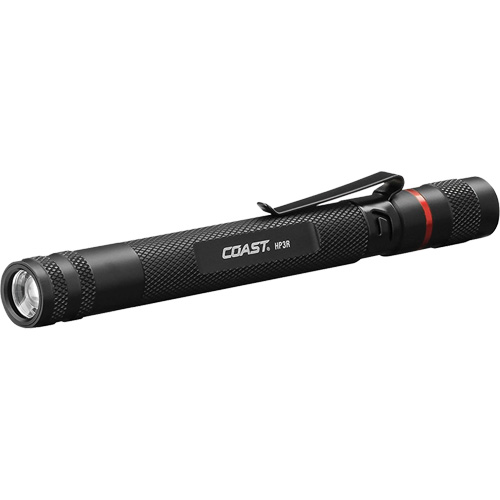 Coast 20818 HP3R Penlight, LED, 245 Lumens, Aluminum Body, AAA/Rechargeable Batteries, Included