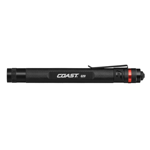 Coast 20254 G20 Penlight, LED, 36 Lumens, Aluminum Body, AAA Batteries, Included