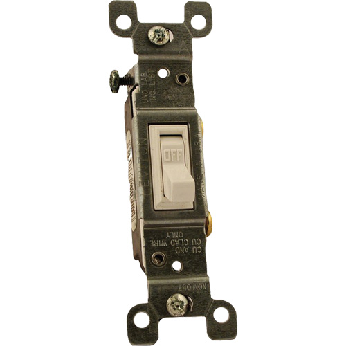 Leviton 1451-2W Interrupteur mural marche/arr&ecirc;t unipolaire