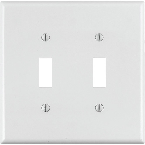 Leviton 80709-W Toggle Switch Wall Plate