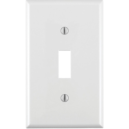 Leviton 80701-W Toggle Switch Wall Plate