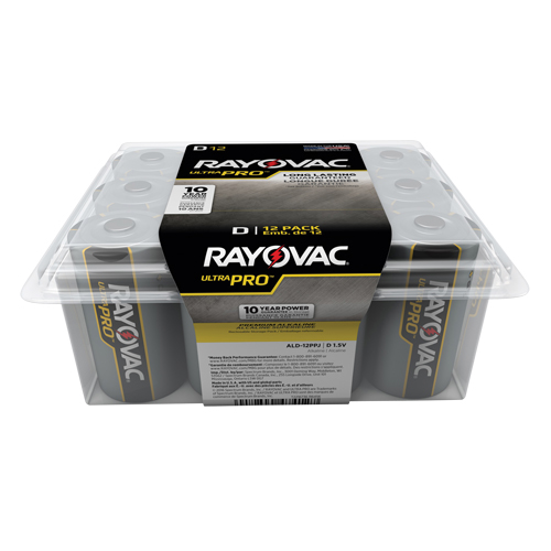 Rayovac ALD-12PP Piles industrielles Ultra PRO, D, 1,5 V