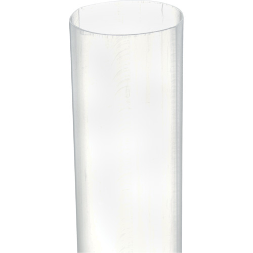 3M FP301X-1X48CL Heat Shrink Tubing, Thin Wall, 4', 0.5" (12.7mm) - 1" (25.40mm)