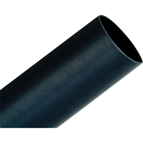 3M FP301X-3/4X48BK Heat Shrink Tubing, Thin Wall, 4', 0.375" (9.52mm) - 0.75" (19.05mm)