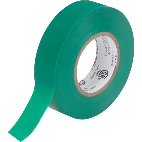 Outils Aurora XH384 Ruban isolant, 19 mm (3/4") x 18 m (60'), Vert, 7 mils