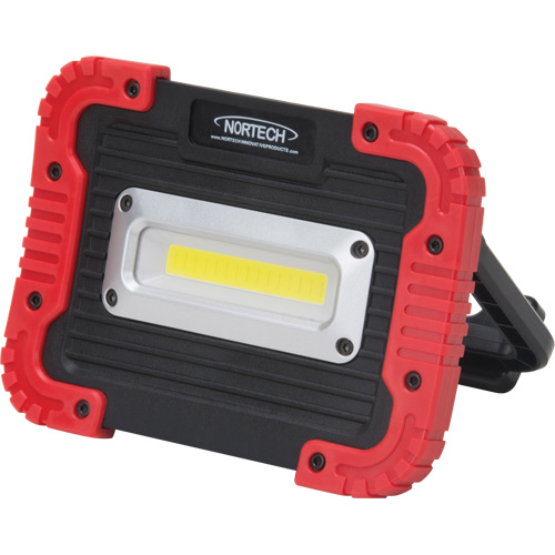 Nortech 9800R Portable Work Light, LED, 10 W, 1000 Lumens, Plastic Housing