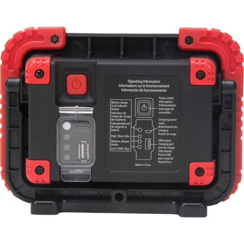 Nortech 9800R Portable Work Light, LED, 10 W, 1000 Lumens, Plastic Housing