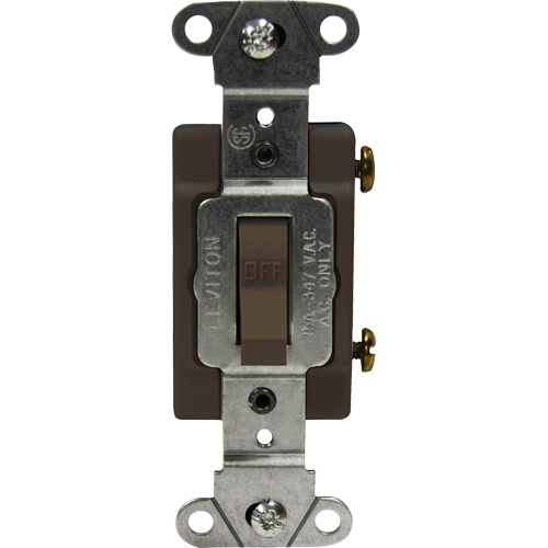 Leviton 18201-CB Industrial Grade Single-Pole Toggle Switch