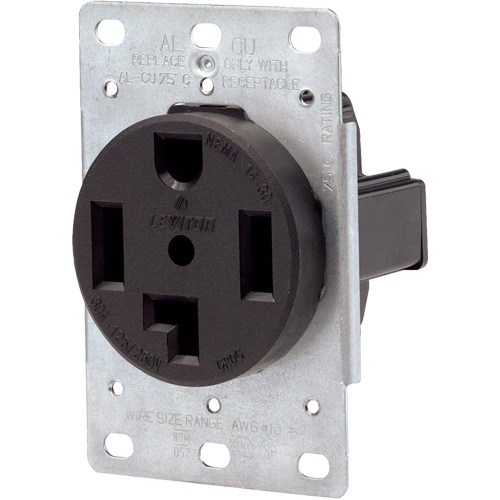 Leviton 278-S00 Industrial Grade Round Outlet