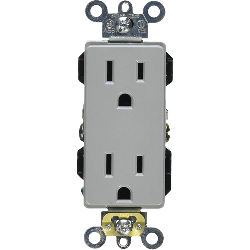 Leviton 16262-GY Prise de calibre industriel Decora