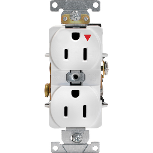 Leviton 5262-IGW Industrial Grade Isolated Duplex Outlet
