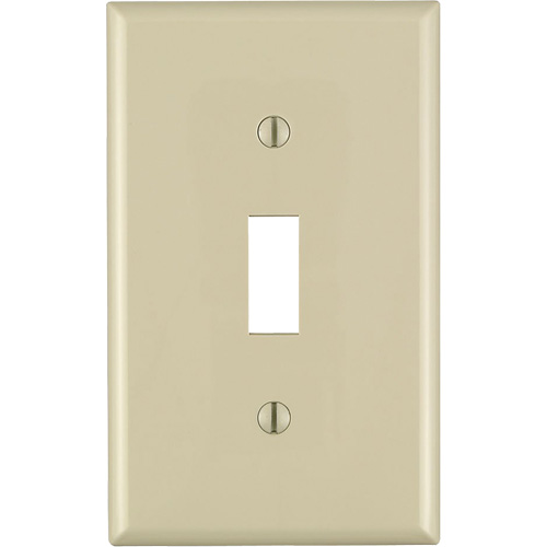 Leviton 80701-I Plaque murale pour commutateur &agrave; bascule