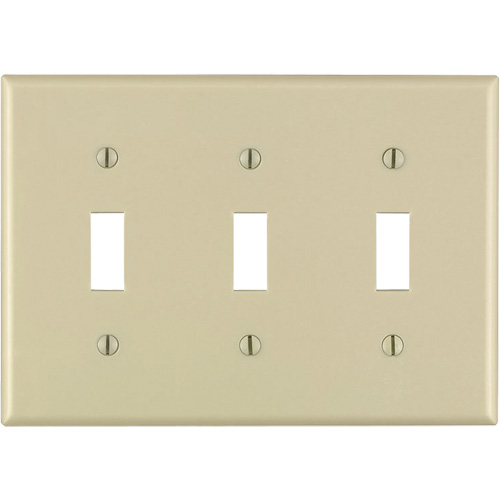 Leviton 80711-I Toggle Switch Wall Plate
