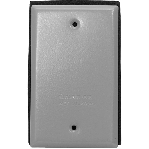 Leviton WM1B-GY Blank Wallplate