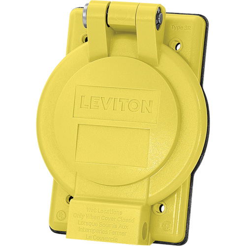 Leviton WP3-YL Flanged Cover