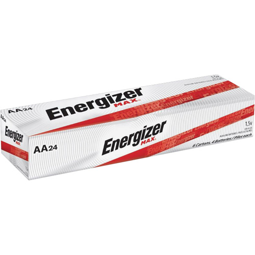 Energizer E91 Alkaline Max Batteries, AA, 1.5 V