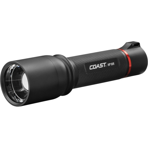 Coast 20923 HP10R Dual Power Flashlight, LED, 1050/675 Lumens, AAA/Rechargeable Batteries