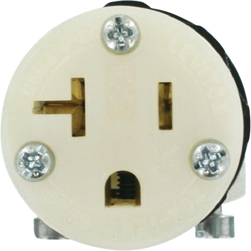 Leviton 8319-C Hospital Grade Extension Plug Connector, 5-20R, Nylon